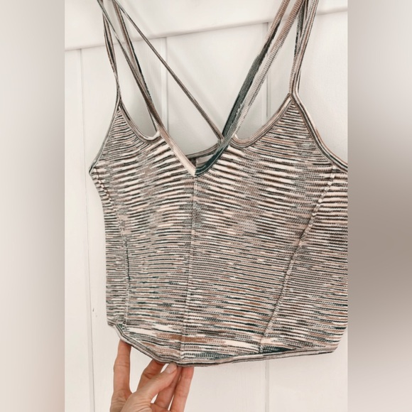 Anthropologie Reed Sweater Corset Top Bralette Cropped Neutral Women Small - Picture 7 of 14
